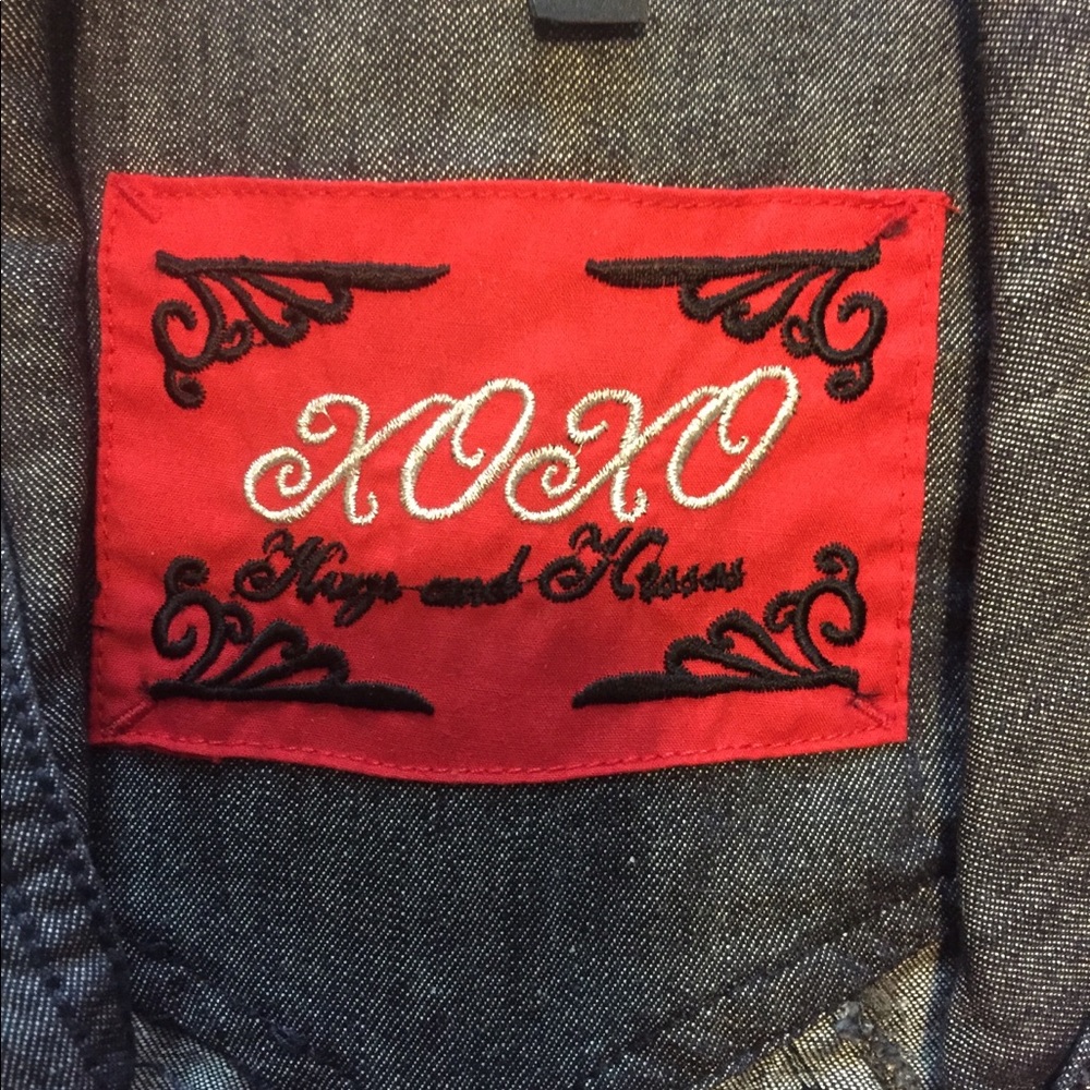 Denim xoxo jacket/top - Picture 3 of 5